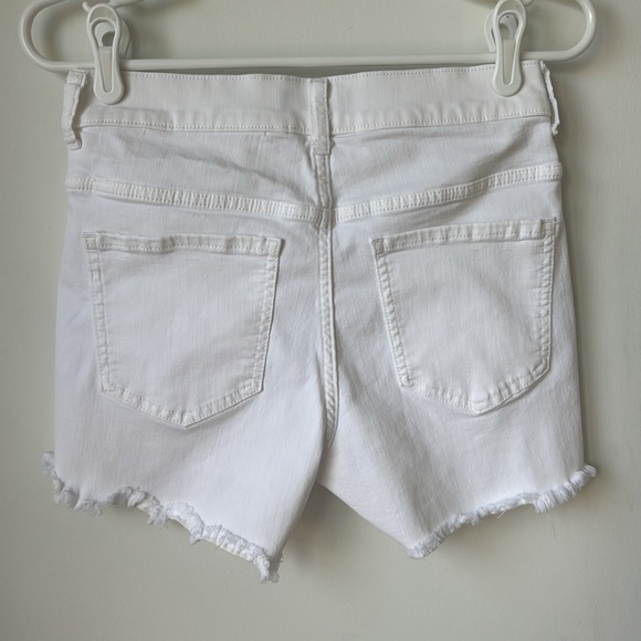 Express High Waisted Button Up Shorts - Size 0 - Picture 5 of 5